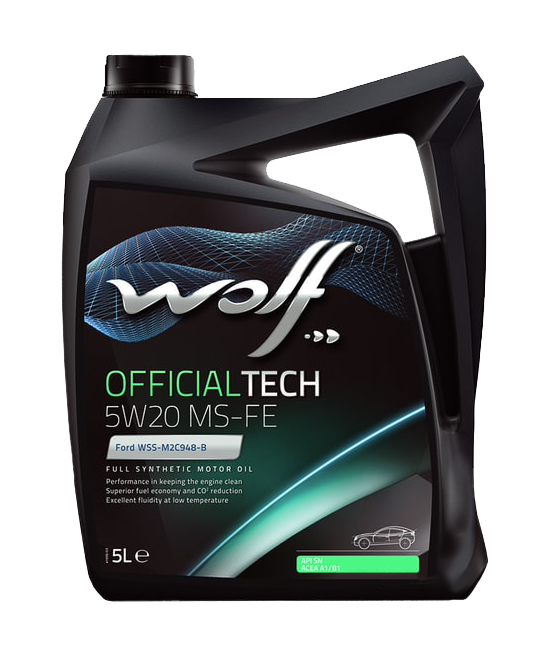 Моторное масло Wolf OfficialTech 5W-20 MS-FE, 5л 